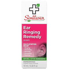 Similasan, Засіб від дзвону у вухах, вушні краплі, 0,33 рідкої унції (10 мл)