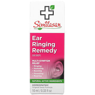 Similasan, Ear Ringing Remedy, Gouttes auriculaires, 10 ml