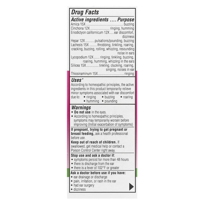 Ear Ringing Remedy, Ear Drops, 0.33 fl oz (10 ml)