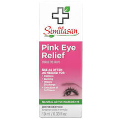 Similasan (سيميلاسن)‏, علاج العين الوردي، قطرات معقمة للعين، 0.33 أونصة سائلة (10 مل)