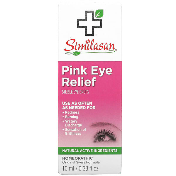 Similasan, Pink Eye Relief, Sterile Augentropfen, 0,33 fl oz (10 ml)