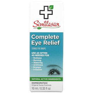 Similasan, راحة كاملة للعينين، قطرات معقمة للعينين، 0.33 أونصة سائلة (10 مل)