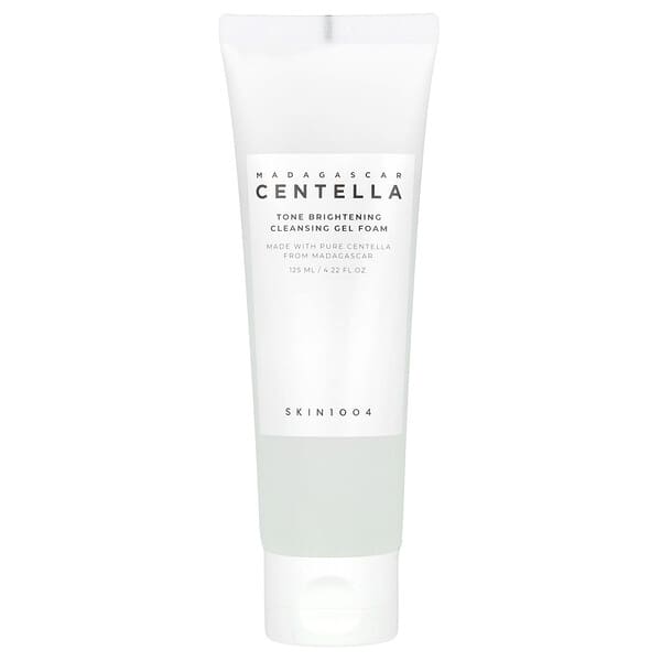 SKIN1004, 마다가스카르 센텔라, 톤 브라이트닝 클렌징 젤 폼, 125ml(4.22fl oz)