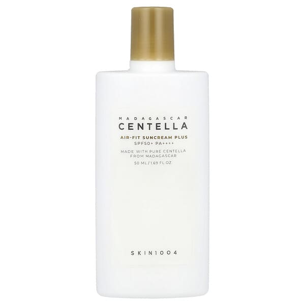 SKIN1004, 마다가스카르 병풀, 에어핏 자외선 차단제 플러스, SPF 50+ PA++++, 50ml(1.69fl oz)