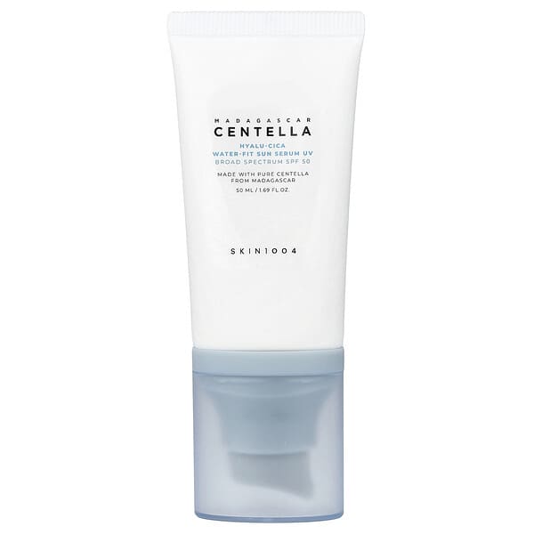 SKIN1004, 마다가스카르 센텔라, 히알루-시카 워터-핏 선 세럼 UV, SPF 50, 50ml(1.69fl oz)