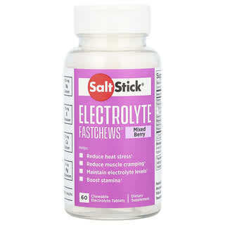 SaltStick, Electrolyte FastChews®, Mixed Berry, 60 Chewable Electrolyte Tablets