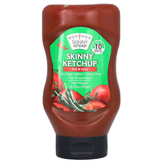 Skinny Pasta, Skinny Ketchup, Hot & Spicy , 16.57 oz (470 g)