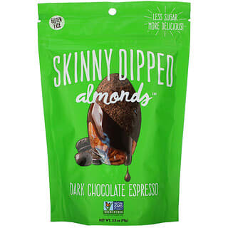SkinnyDipped, Almonds, Dark Chocolate Espresso, 3.5 oz (99 g)