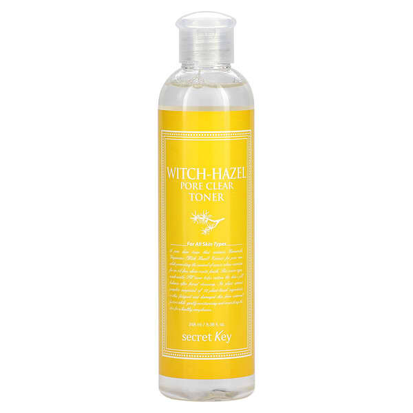 Secret Key, 위치하젤 포어 클리어 토너, 248ml(8.38fl oz)