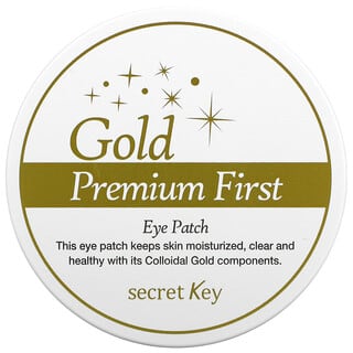 Secret Key, Gold Premium First Eye Patch, 60 патчей, 90 г (3,17 унции)