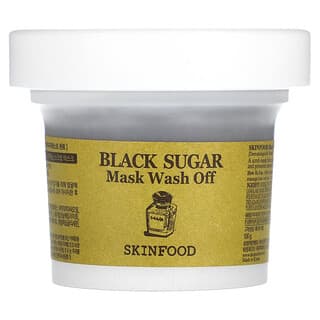 SKINFOOD (سكين فود)‏, قناع تجميلي قابل للغسل من السكر الأسود، 3.52 أونصة (100 جم)