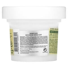 SKINFOOD, Rice Beauty Mask Wash Off, 3.52 oz (100 g)