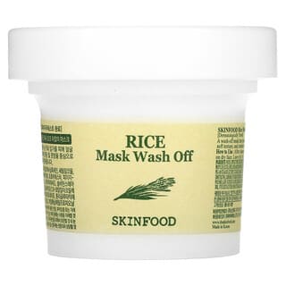 SKINFOOD‏, מסיכת יופי נשטפת המכילה אורז, 100 גרם (3.52 אונקיות)
