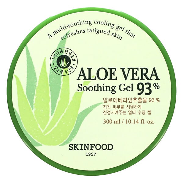 SKINFOOD, Aloe Vera Soothing Gel 93%, 10.14 fl oz (300 ml)