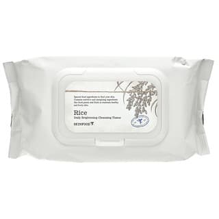 Skinfood, Tecido de Limpeza Diária de Arroz, 80 folhas, 380 ml (12,84 fl oz)