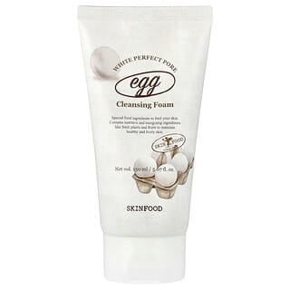 SKINFOOD, Egg White Perfect Pore Cleansing Foam, 5.07 fl oz (150 ml)
