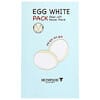 Egg White Pack, Peel-Off Nose Pack, 1 Sheet