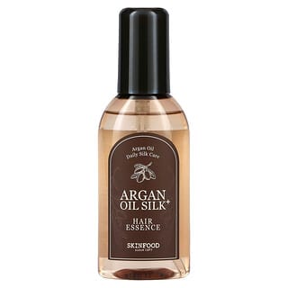 Skinfood, Фиксирующая эссенция для волос с аргановым маслом Argan Oil Silk Plus, 3,38 ж. унц. (100 мл)