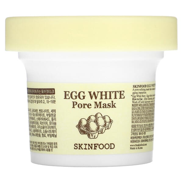 Skinfood‏, قناع تجميلي ببياض البيض للمسام، 4.41 أونصة (125 جم)