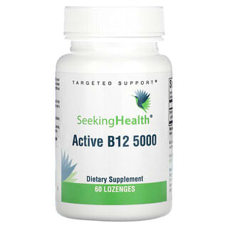 Seeking Health‏, Acitve B12 5000 ، ، 60 قرص استحلاب