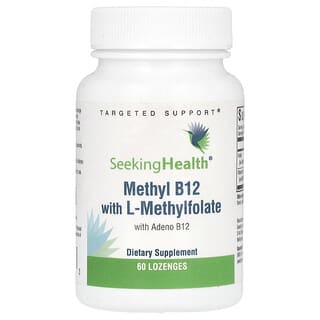 Seeking Health, метил B12 с L-метилфолатом, 60 пастилок