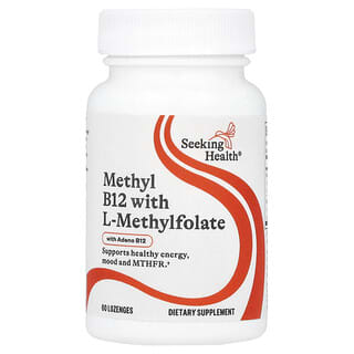 Seeking Health, Methyl B12 with L-Methylfolate, Methyl-B12 mit L-Methylfolat, 60 Lutschtabletten