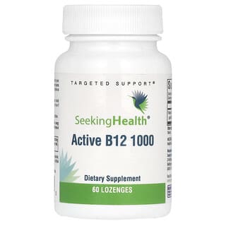 Seeking Health, Vitamina B12 activa 1000, 60 pastillas