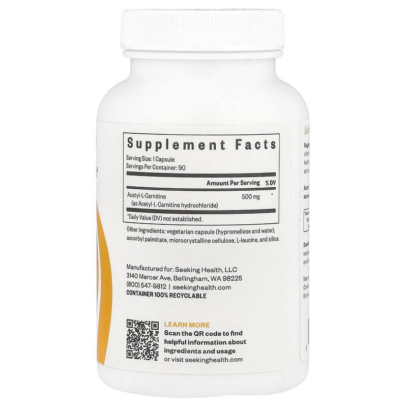 iherb acetyl l carnitine Acetyl-L-Carnitine, 500 mg, 90 Capsules