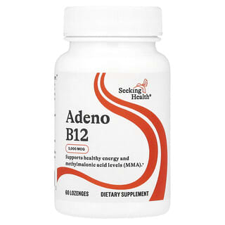 Seeking Health, Adeno B12, 3,000 mcg, 60 Lozenge