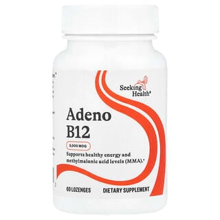 Seeking Health, Adeno B12, 3.000 mcg, 60 Lutschtabletten