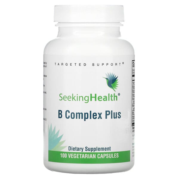 Seeking Health, B Complex Plus, 100 Vegetarian Capsules