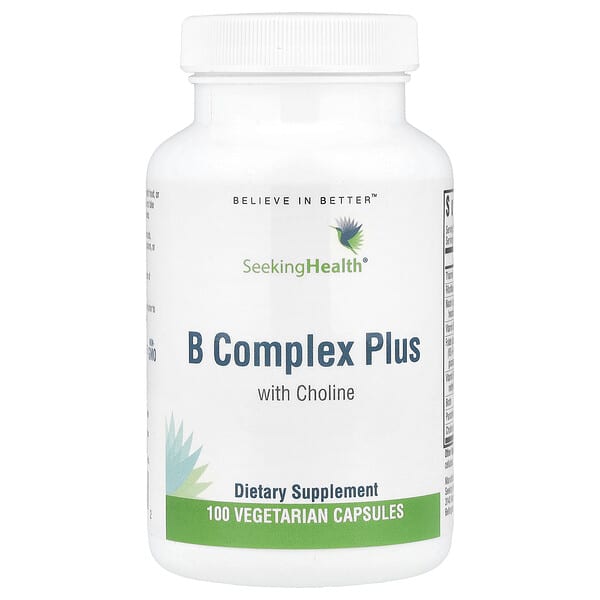 Seeking Health, B Complex Plus，100 粒素食膠囊