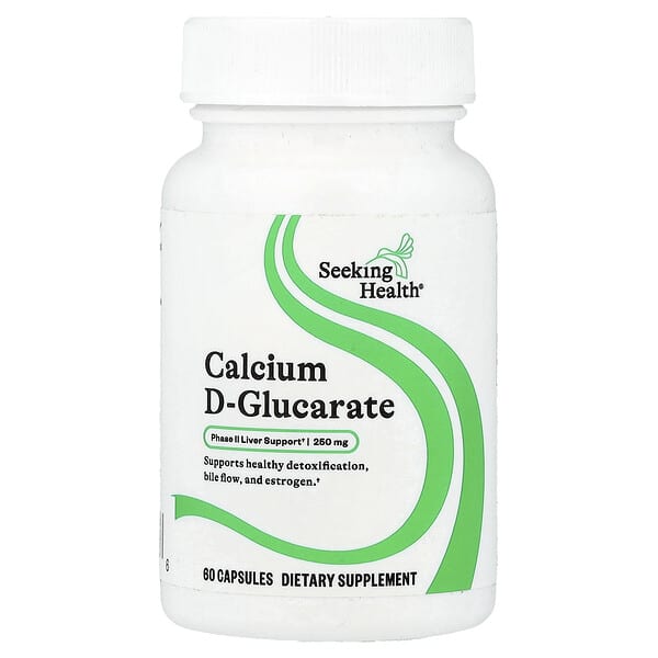Calcium D-Glucarate, 250 mg, 60 Capsules