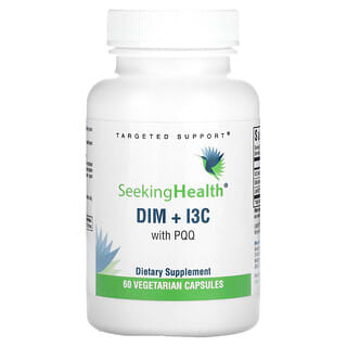 Seeking Health, DIM + I3C con PQQ, 60 capsule vegetariane