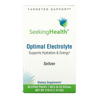 Seeking Health, Optimal Electrolyte, Seltzer, 30 упаковок в стиках по 7 г (0,25 унции)