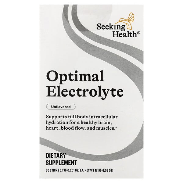 Optimal Electrolyte, Unflavored, 30 Sticks, 0.201 oz (5.7 g) Each