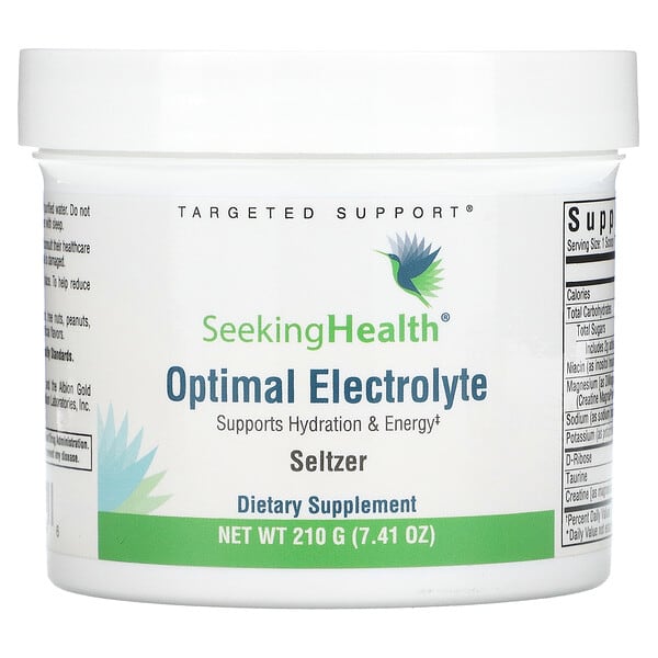 Seeking Health, Optimal Electrolyte, зельцеровская добавка, 210 г (7,41 унции)