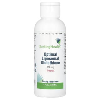 Seeking Health, Optimal Liposomal Glutathione, liposomales Glutathion, Tropischer Geschmack, 100 mg, 120 ml (4 fl. oz.)