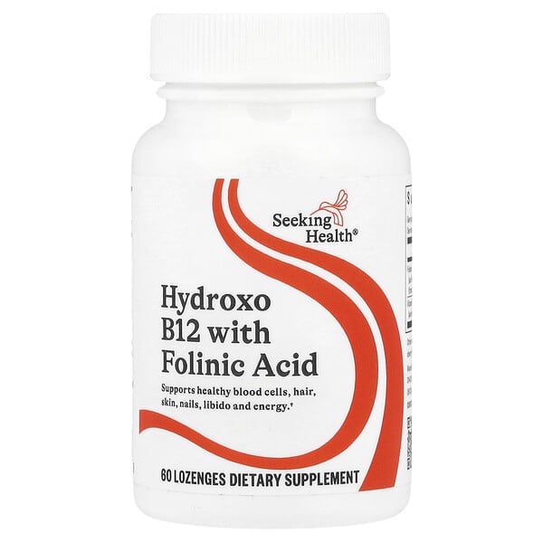 Seeking Health, Hydroxo B12 亞葉酸，60 片