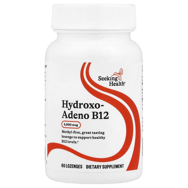 Hydroxo-Adeno B12, 2,000 mcg, 60 Lozenges