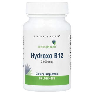 Seeking Health, Hydroxo B12, 2000 мкг, 60 пастилок