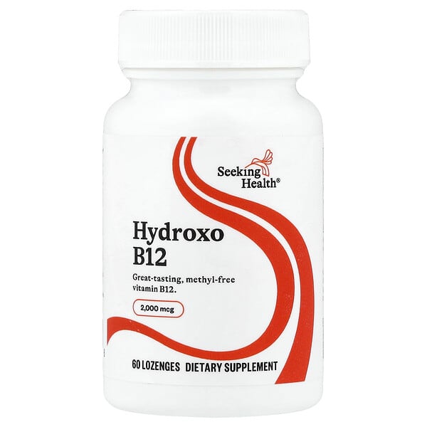 Seeking Health, Hydroxo B12, 2,000mcg, 사탕 정제 60정