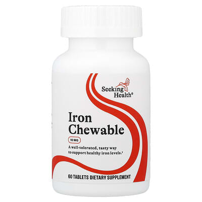 Seeking Health, Iron Chewable, 60 Chewable Tablets