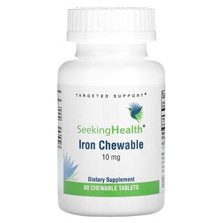Seeking Health, Iron Chewable, 10 mg, 60 Chewable Tablets