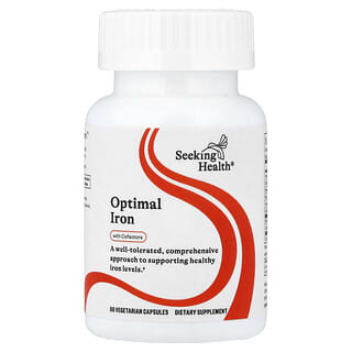 Seeking Health, Optimal Iron with Cofactors, 90 Vegetarian Capsules