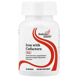 Seeking Health, Optimal Iron with Cofactors, 90 Vegetarian Capsules