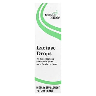 Seeking Health, Lactase Drops, 1/2 fl oz (15 ml)