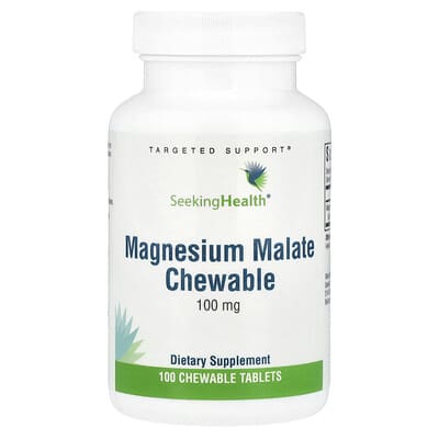 Seeking Health, Magnesium Malate Chewable Tablets, 100 mg, 100 Tablets