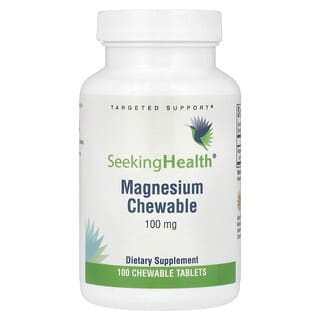 Seeking Health, Magnesium Chewable, 100 mg, 100 Chewable Tablets