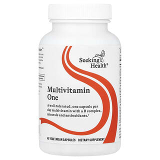 Seeking Health, Optimales Multivitamin Methly One, mit L-5-MTHF und Methyl B12, 45 vegetarische Kapseln